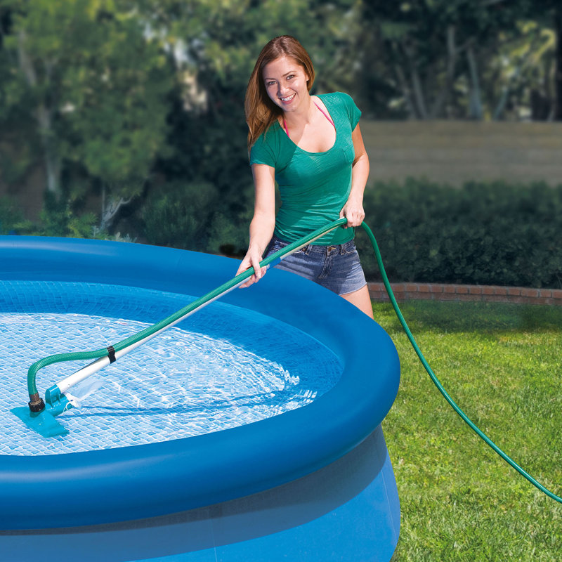 Intex 10 ft pool w/cleaning kit, pool cover and pool filters (6pack)
