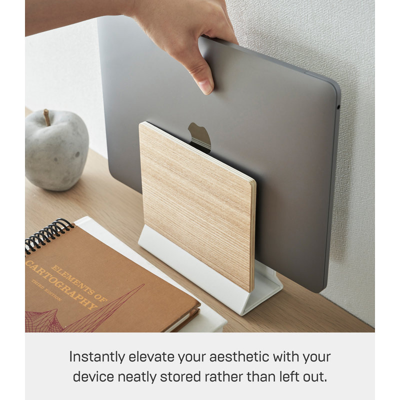 Ash and Steel Slim Desktop Laptop Stand