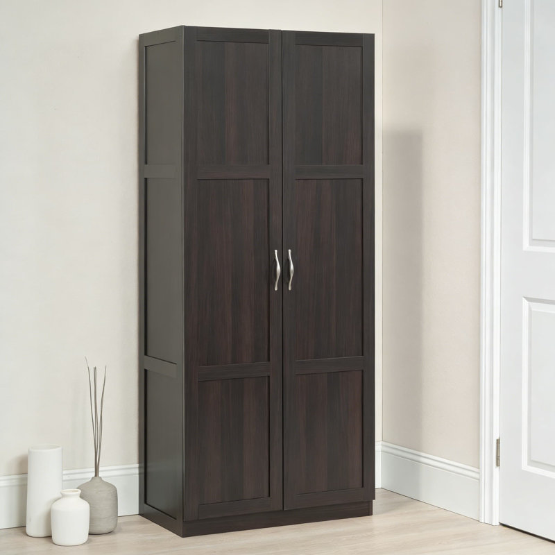 Armoire de rangement à tablette réglable Sauder, organisateur de garde-manger autoportant avec construction durable pour le salon, la cuisine ou le garage