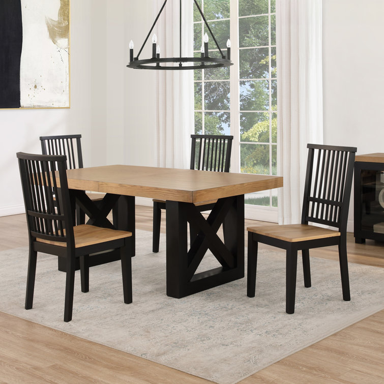 Lixy Magnolia 72-108" Rectangle Dining Table Set