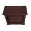 Table de chevet 2 tiroirs, cerise