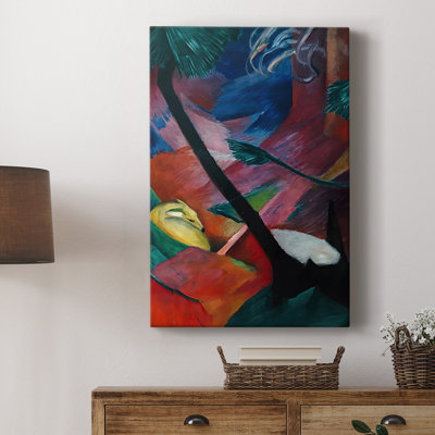 «Deer in the Forest II» par Franz Marc