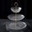 Reis Glass Three Tier Plate