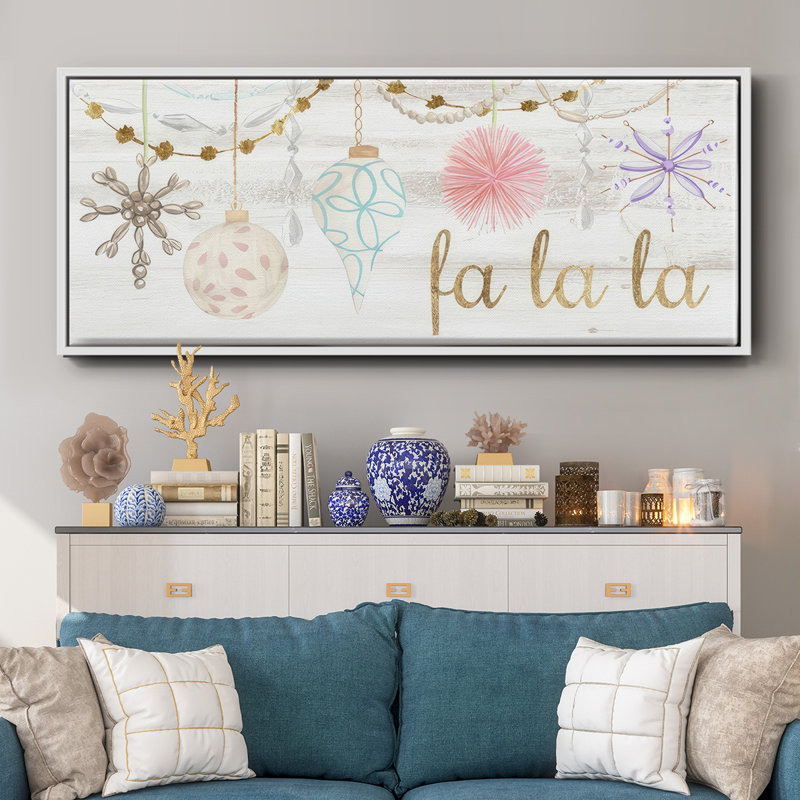 Holiday Holly- Framed Canvas