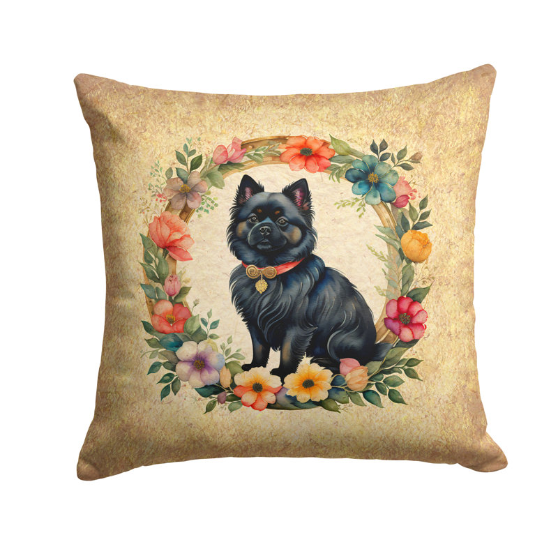 Outdoor Throw Pillow, 14" H x 14" W x 3" D