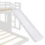 Lit superposé en bois en forme de L avec glissade, style maison, Harper Orchard-1755420586-1823992965