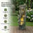 Waterfall Fountain for Outdoor Gardens and Patio Backyards Includes Energy-Efficient LED Lights and Easy Setup for Instant Relaxation