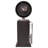 Quartz movement / Crystal Tabletop Clock in Black