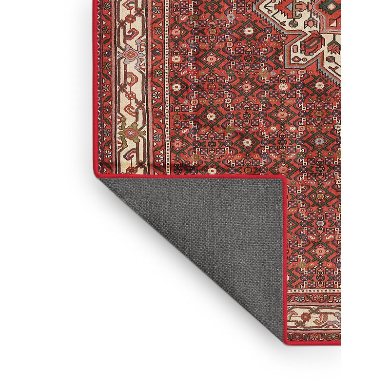 Tapis décoratif rouge sud-ouest Estrella, Rectangle 6 pi x 9 pi
