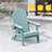 All-Weather Outdoor Adirondack Chair with Cup Holder & Ergonimic Design, Heavy Duty Outdoor Chair Lawn Deck Patio Seating-186036914