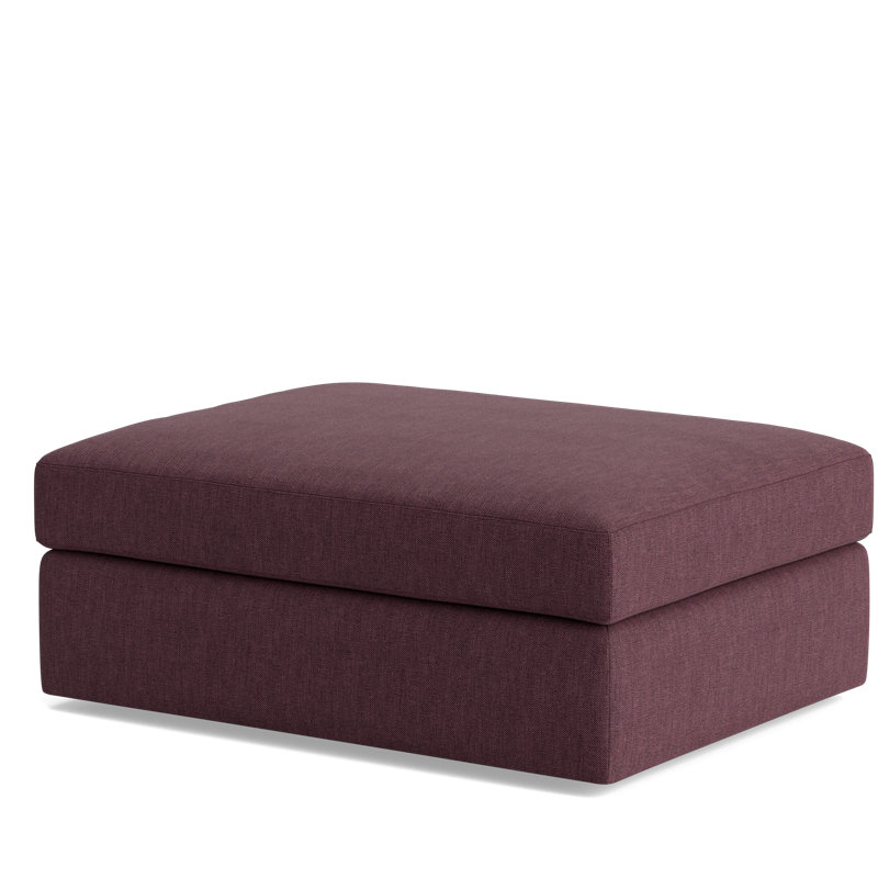 The OG Ottoman, Performance Weave - Aubergine