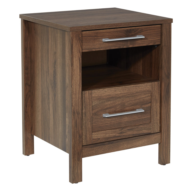 Dwane 2 - Drawer Nightstand, Classic Walnut