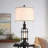 Jahnai Farmhouse Bedside Nightstand Lamp