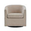Fauteuil d'appoint pivotant en tissu Wanti-1172649931
