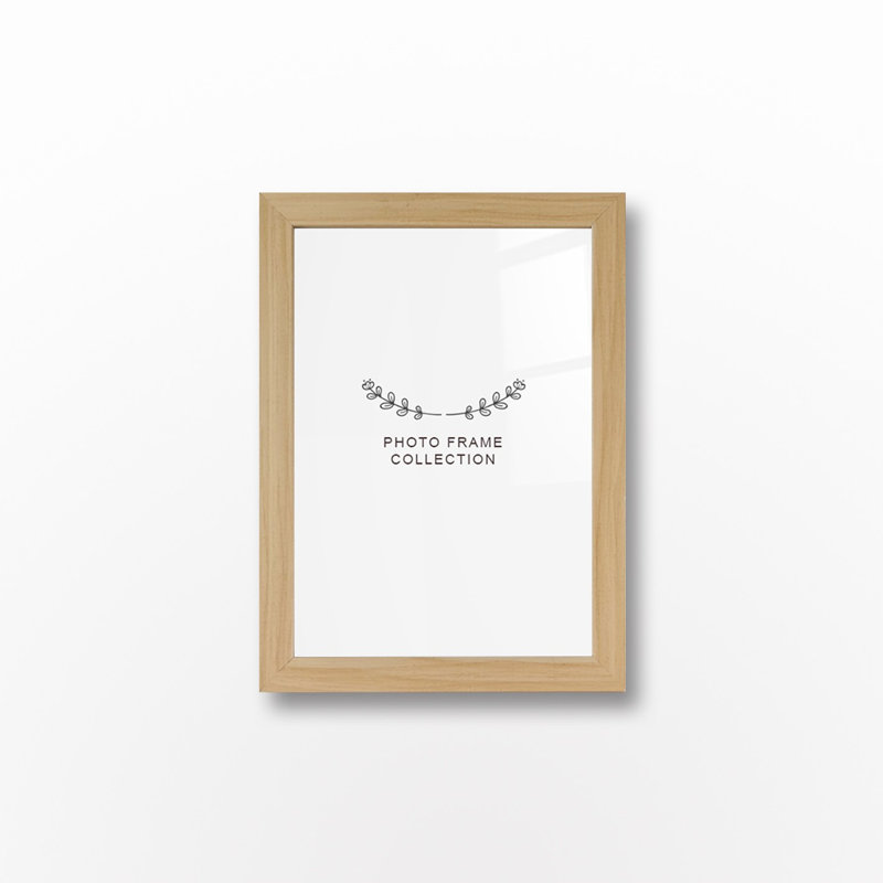 Cadre photo élégant Chiu, couleur naturelle, 4 po x 6 po | 100% plastique, cadre de 0,8 po de largeur | Parfait pour la décoration intérieure, le bureau ou les cadeaux | Conception élégante et durable pour mettre en valeur vos souvenirs préférés