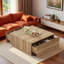 Table basse moderne carrée avec 4 tiroirs-680821961