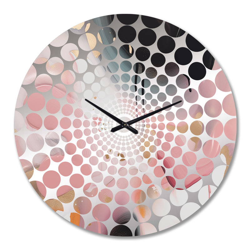 Lucre - Horloge murale abstraite en marbre, Grand
