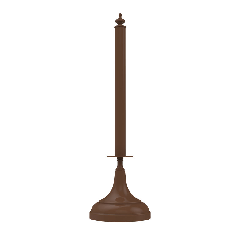 Porte-essuie-tout autoportant traditionnel Gober, Bronze antique