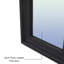 Giuseppe Wood Flat Wall Mirror