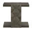 Linea Floor Shelf End Table with Storage