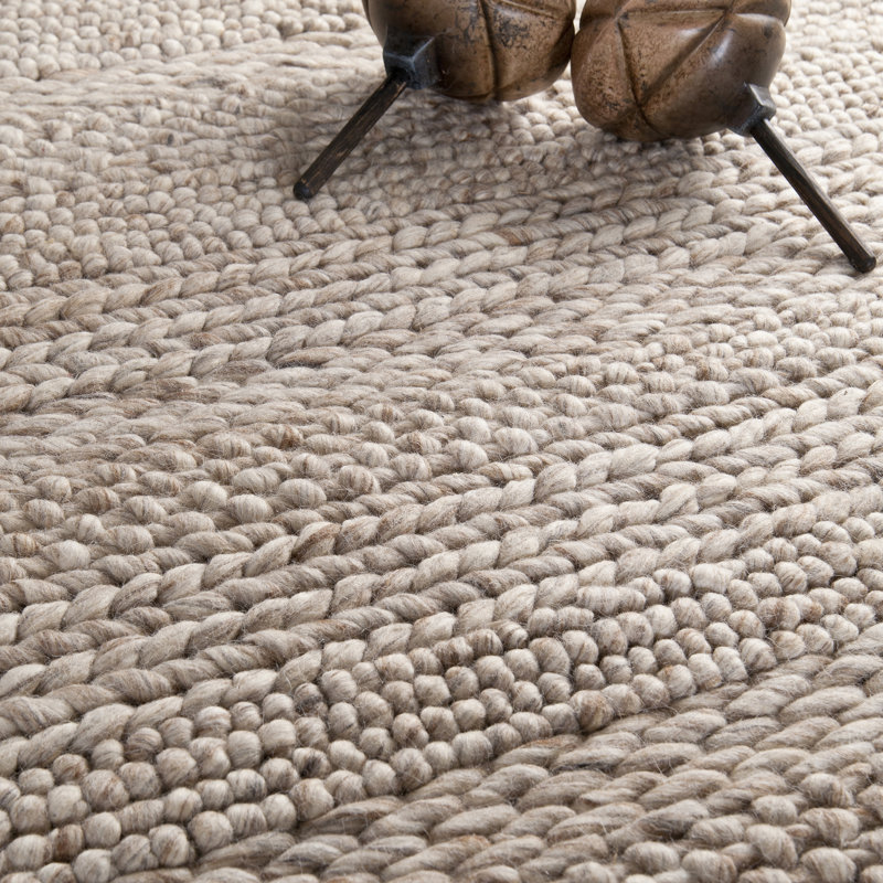 Zekia Flatweave Wool Area Rug, Rectangle 2' x 3'