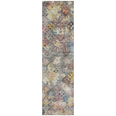 Machine Washable Indoor/Outdoor Chantille ACN1109 Gold Rug