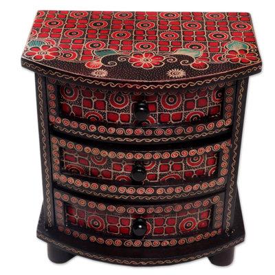 Solid Wood Jewelry Box + Drawers