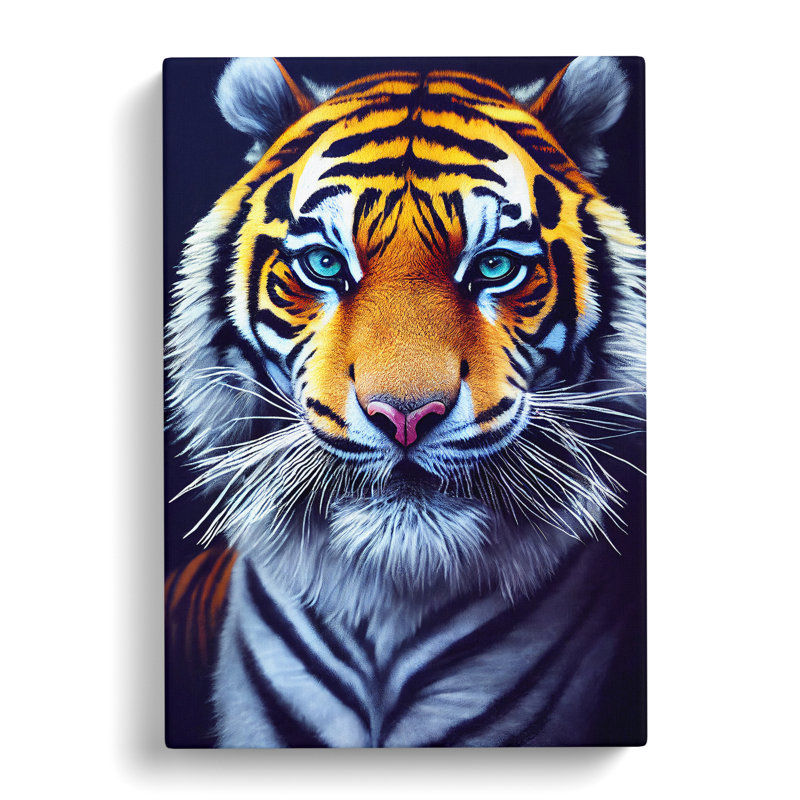 Striking Tiger No.4 - Wrapped Canvas, 76cm H x 35cm W x 3cm D