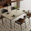 Table de salle à manger rectangulaire French Home-101460790