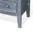 Rena Side End Table | 3 Drawers with Round Knobs | 28" Distressed Pebble Brown Mahogany Wood-105906770