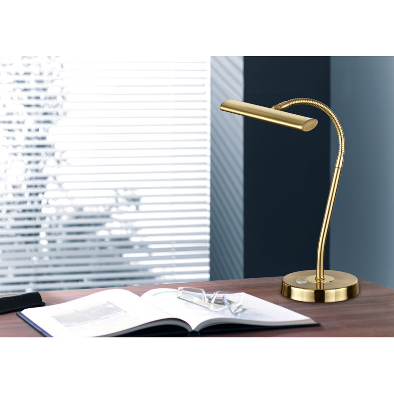 Lampe de bureau 17 po Prendergast, Laiton teint