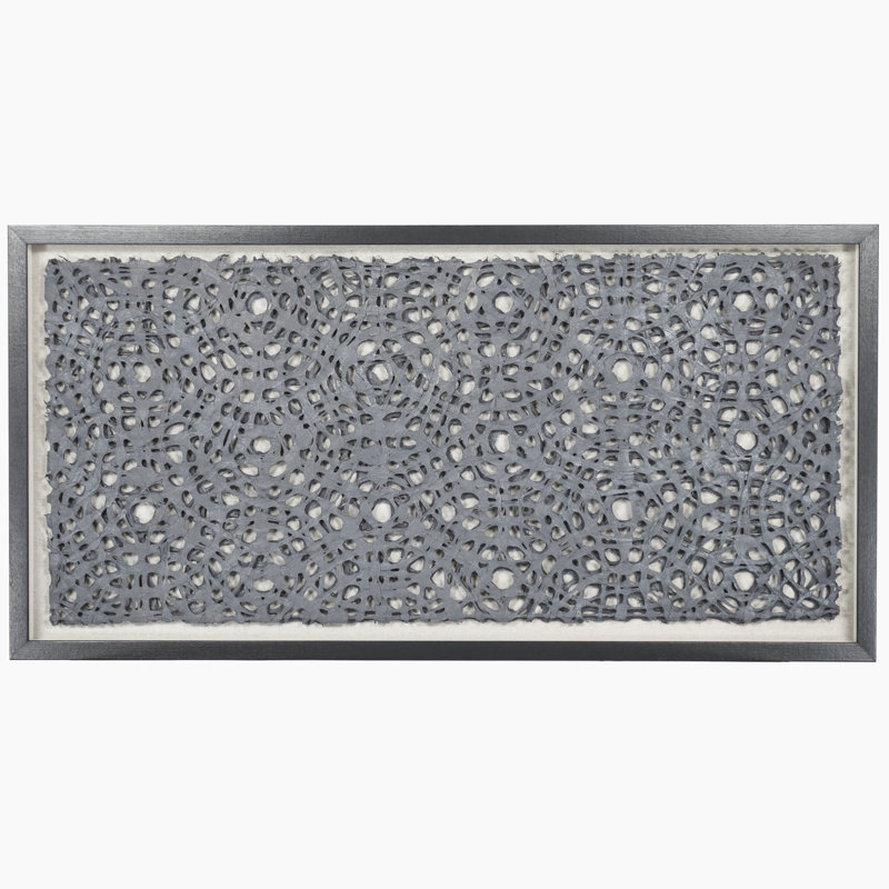 Boîte murale en papier-mâché Ripples Shadow Box