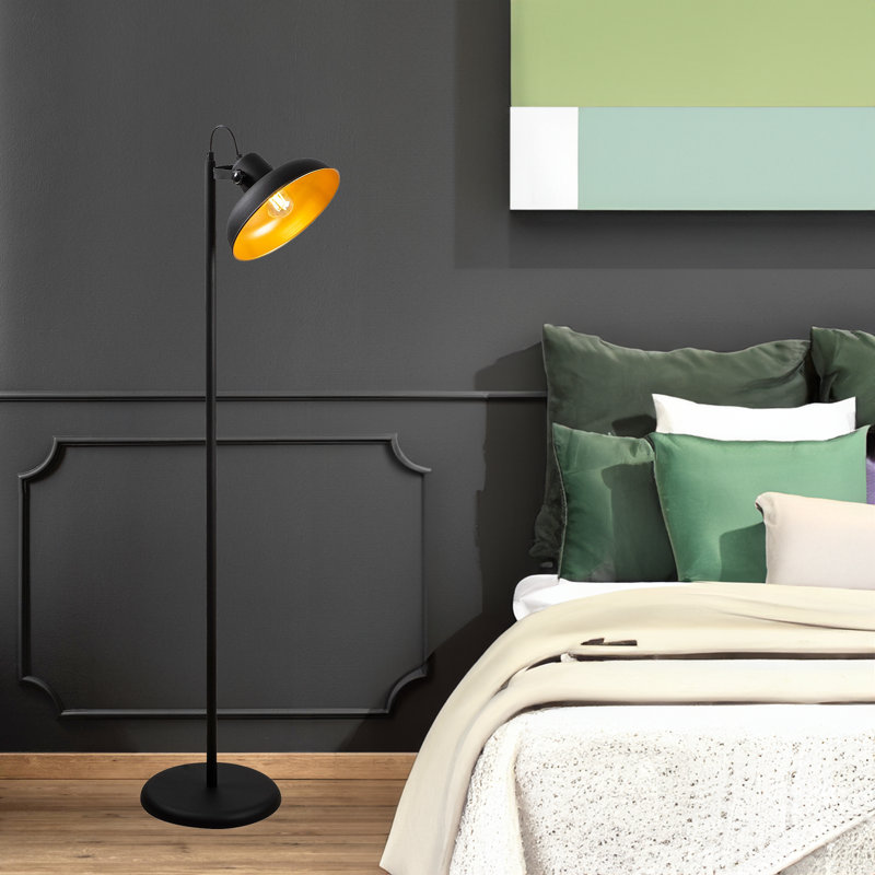 Zhanaya 57.09'' Arched Floor Lamp