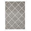 Eielt area rug Machine Woven Rectangle Greay/Cream-856785919