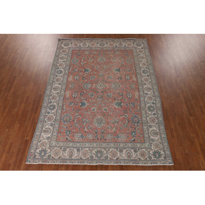 Tapis traditionnel floral All-Over 8 x 11