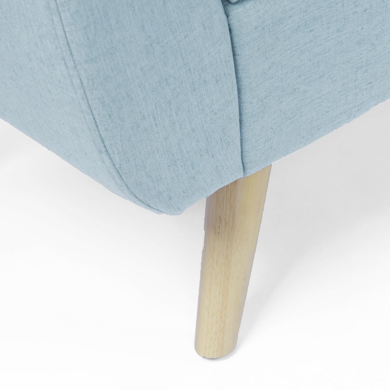 Amsi Upholstered Storage Bench, French Blue