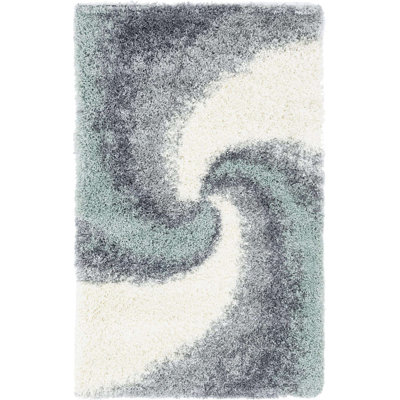 Tapis abstrait kaki 