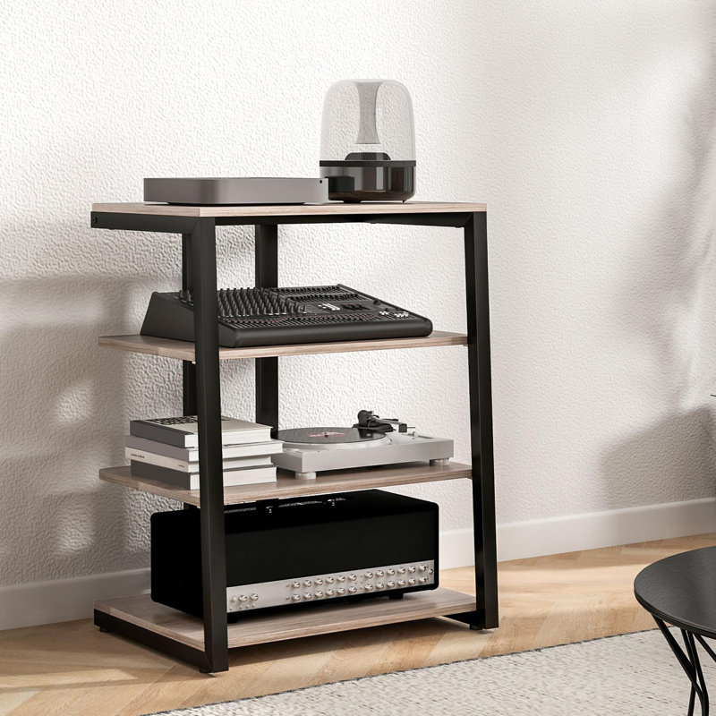 79cm H Media Shelves, Grey