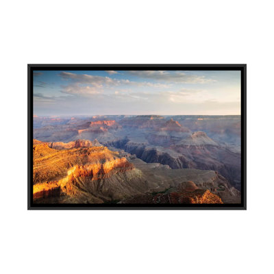 « coucher de soleil tel qu’vu yavapai point, south rim, grand canyon national park, arizona, usa », reproduction de photo sur toile tendue