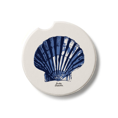 Sous-verre Thorbystone Indigo Scallop