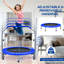 Blue Elephant ft Round Fitness Trampoline with Handlebar-1665302214