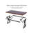 Heavy Duty Computer Desk 47 X 24 Inch Rustic Sturdy Workstation Business Furniture Study Writing Table For Home Office Company School Dorm Apartment (Brown, 47")