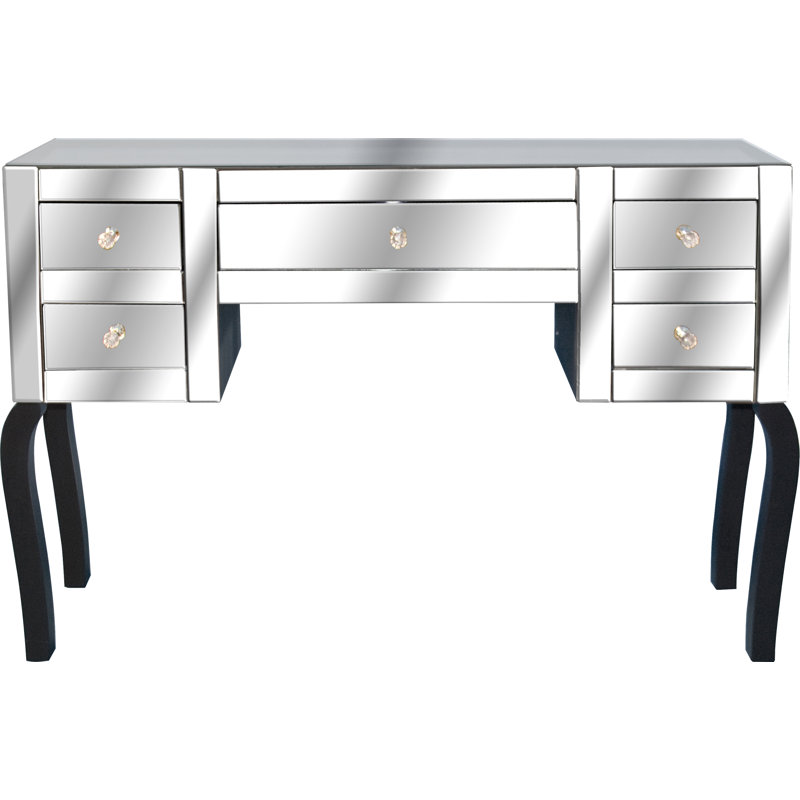 Mikel Dressing Table, Clear