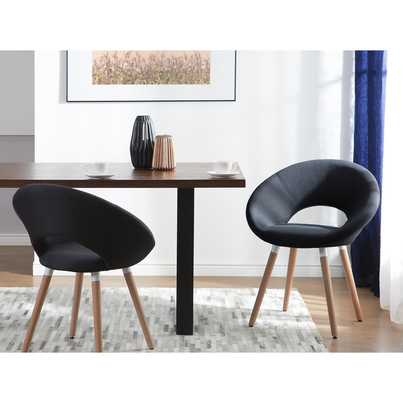 Terrence 46 cm H Side Chair, Black