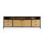 Hans Iron And Wood TV Stand