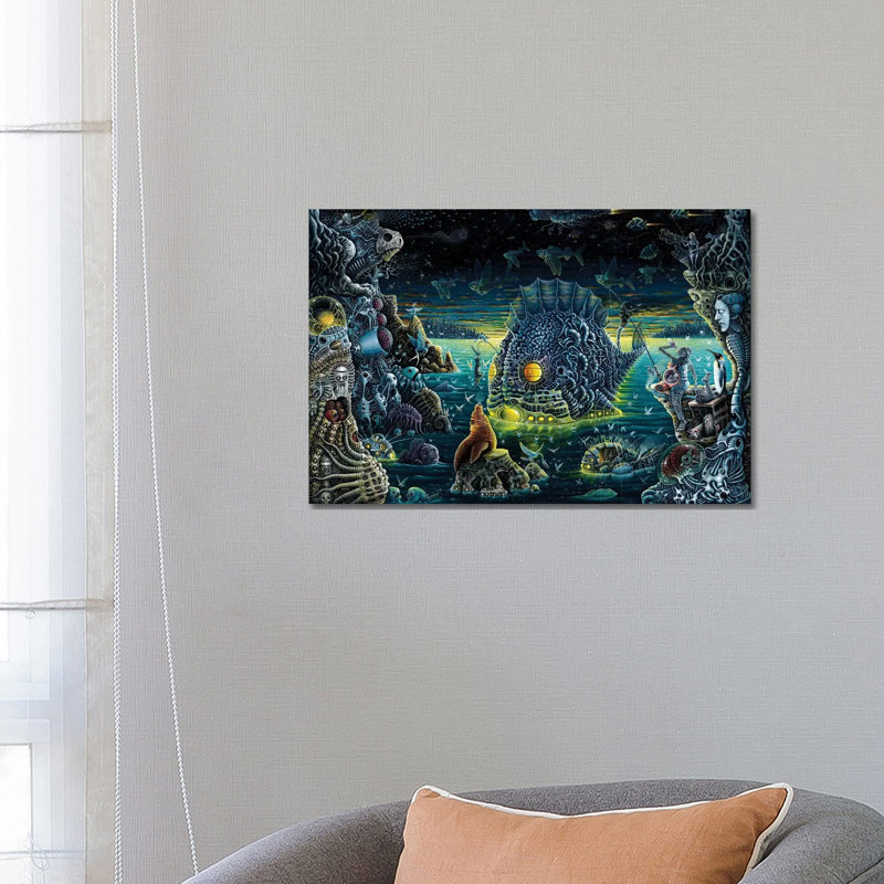 Night Trawlers by R.S. Connett - Wrapped Canvas Print