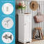 Armoire de rangement étroite à une porte avec tiroir et tablette réglable RiverRidge - blanc
