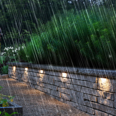 LED Metal Step Light Hardwired Colour Temperature Selectable