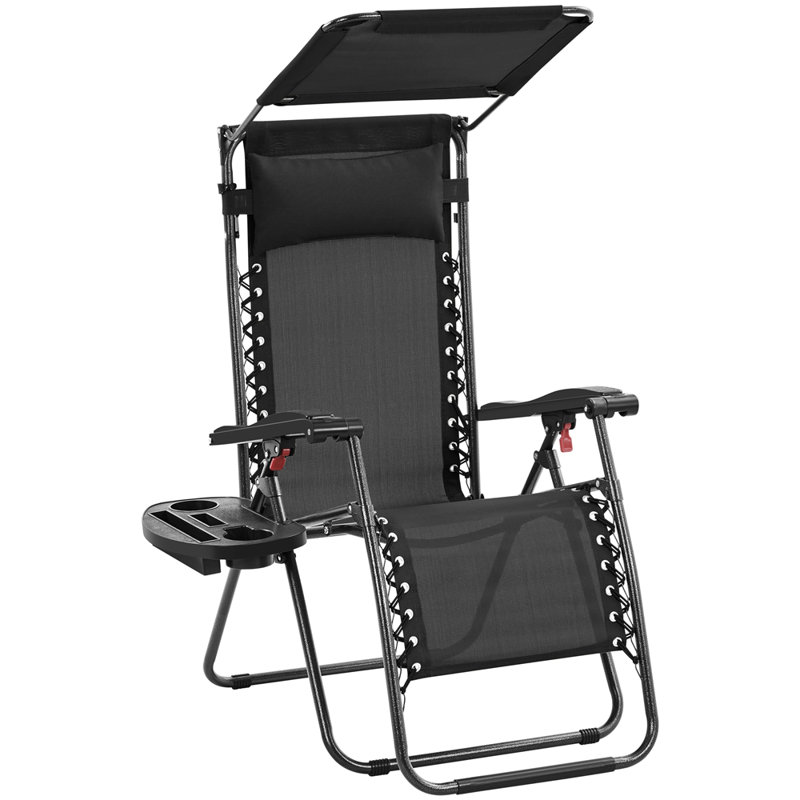 Outdoor Garden Chair, Black
