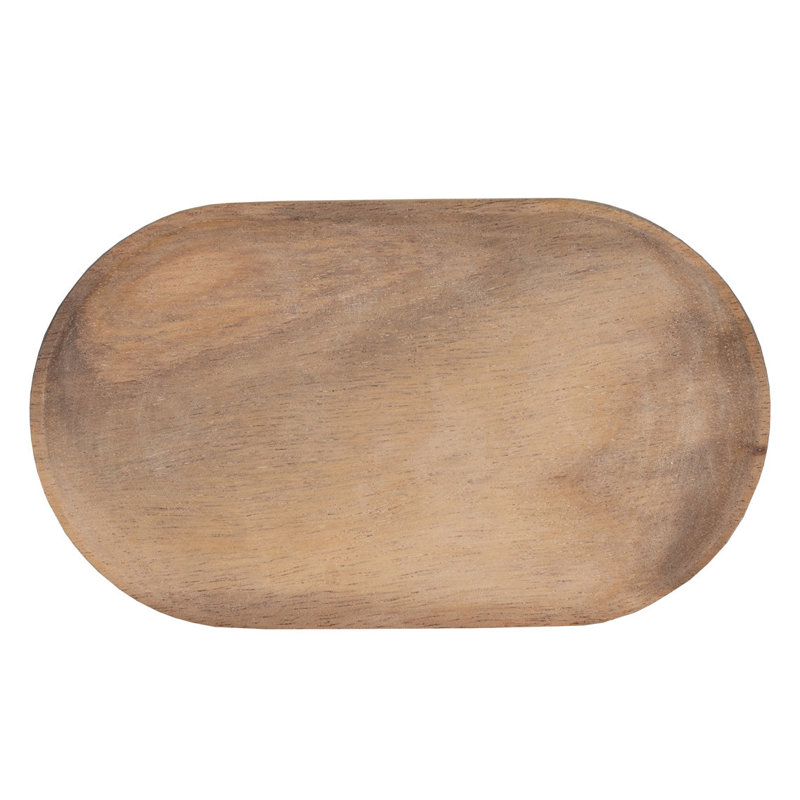 Bonjour Acacia Wood Plate